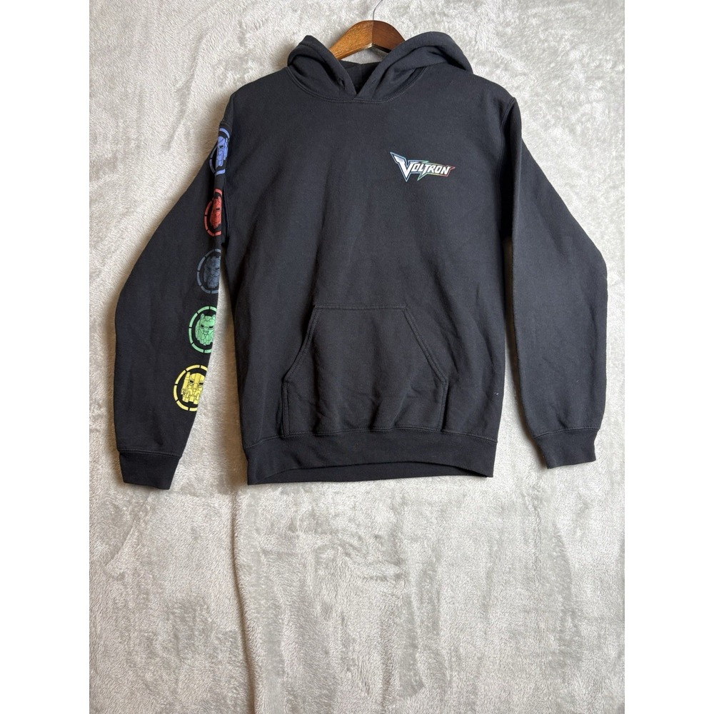 VOLTRON Legendary Defender Hoodie Black Pullover Adult Size Small - Picture 11 of 16